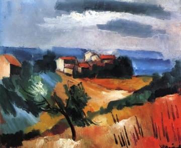 Houses In The Countryside Artwork by Maurice De Vlaminck