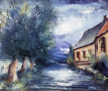 Three Willows By The Side Of A River Artwork by Maurice De Vlaminck