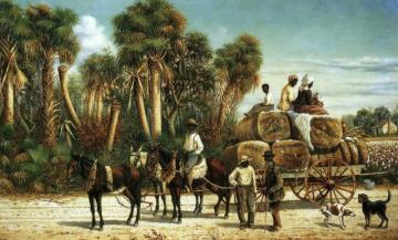 Wagonload Of Cotton Artwork by William Aiken Walker