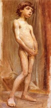 Nude Boy Artwork by Stanislaw Wyspianski
