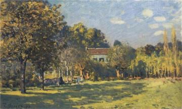 A Park in Louveciennes Artwork by Alfred Sisley