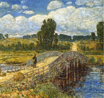 Bridge At Old Lyme Artwork by Frederick Childe Hassam