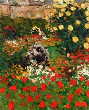 The Flower Garden Artwork by Louis Valtat