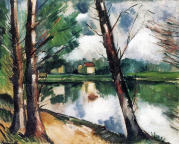 Banks Of The River Artwork by Maurice De Vlaminck