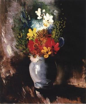 Vase Of Flowers Artwork by Maurice De Vlaminck