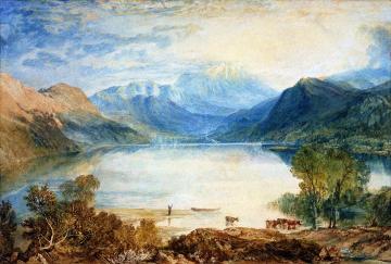 Ullswater Lake From Gowbarrow Park, Cumberland Artwork by Joseph Mallord William Turner