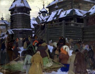 Old Moscow Artwork by Ivan Goryushkin-Sorokopudov