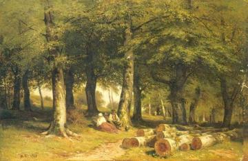 In Grove Artwork by Ivan Ivanovich Shishkin