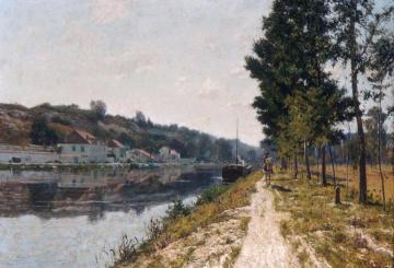 The Banks of the Loing Artwork by William Lamb Picknell