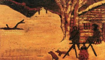 Bear Hunt II Artwork by Horace Pippin