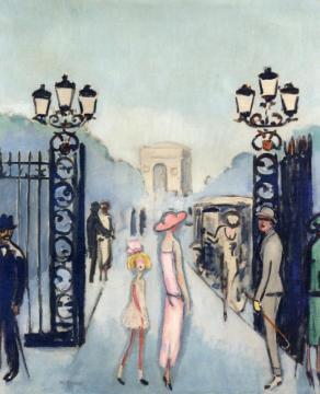 La Porte Dauphine Artwork by Kees Van Dongen