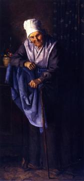 The Oldest Inhabitant Artwork by Julian Alden Weir