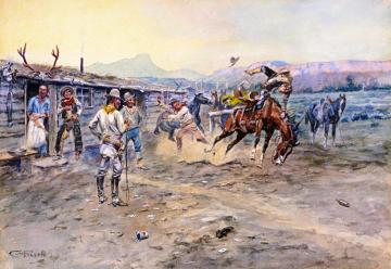 The Tenderfoot Artwork by Charles Marion Russell