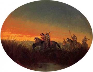 Scouting Party Artwork by John Mix Stanley