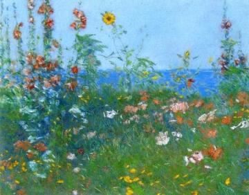 Poppies, Isles Of Shoals Artwork by Frederick Childe Hassam