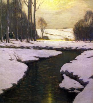 Melting Snow Artwork by Charles Warren Eaton