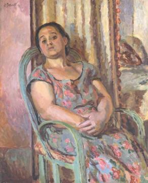 Portrait Of A Woman Artwork by Duncan Grant