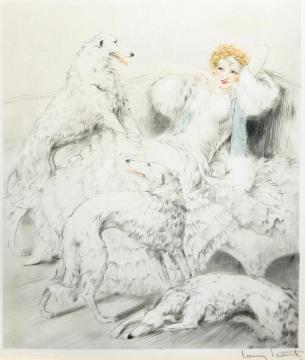Symphony In White Artwork by Louis Icart