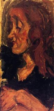 Head Of A Woman In Profile Artwork by Chaim Soutine
