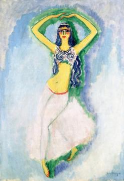Ba-rah, Persian Dancer Artwork by Kees Van Dongen