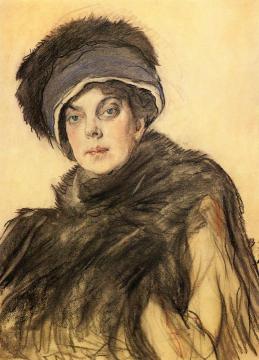 Portrait of Princess Olga Konstantinovna Orlova Artwork by Valentin Serov