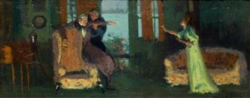 A Scene From 'sowing The Wind' Artwork by Walter Richard Sickert
