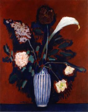 Bouquet Of Flowers, Arum Artwork by Kees Van Dongen