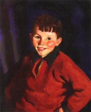 Smiling Tom (thomas Cafferty) Artwork by Robert Henri