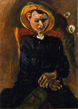 Boy With Yellow Hat Artwork by Chaim Soutine