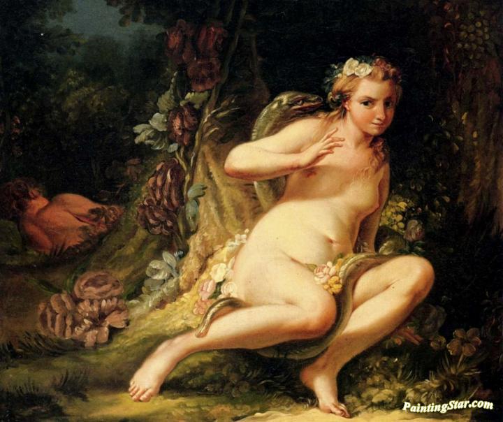 The Temptation Of Eve Artwork by Jean-Baptiste Marie Pierre