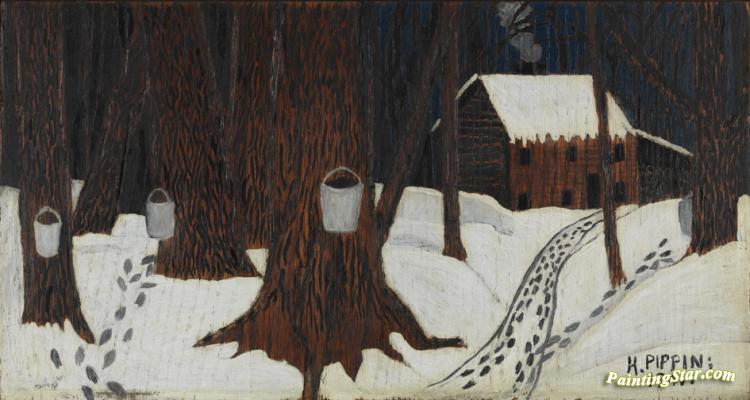 Maple Sugar Season Artwork by Horace Pippin