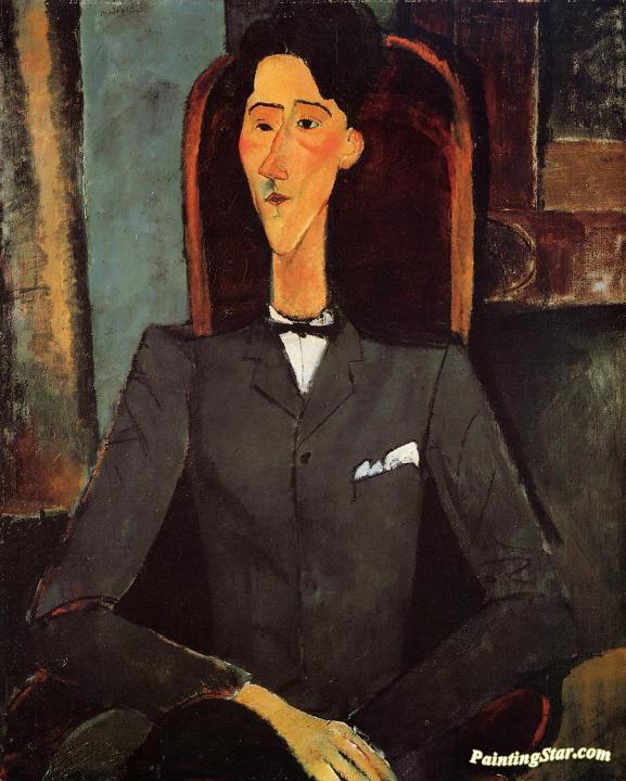 Portrait of Jean Cocteau Artwork by Amedeo Modigliani