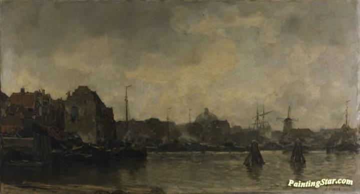 Stadsgezicht Artwork by Jacob Maris