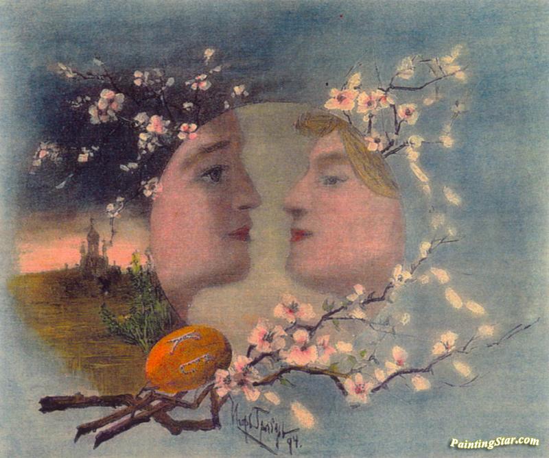 Happy Easter Artwork by Igor Grabar