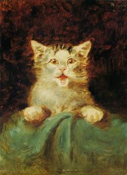 The Cat Artwork by Henri de Toulouse-Lautrec
