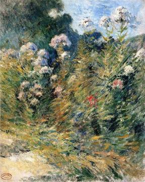 Flower Garden Artwork by John Twachtman