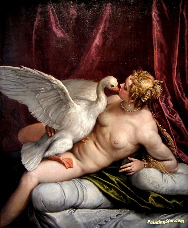 Leda And The Swan Artwork by Paolo Veronese