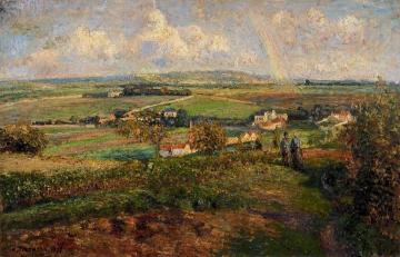 Rainbow, Pontoise Artwork by Camille Pissarro