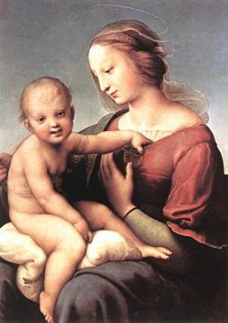 Madonna and Child (The Large Cowper Madonna) Artwork by Raphael