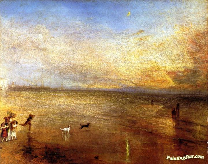 New Moon Artwork by Joseph Mallord William Turner
