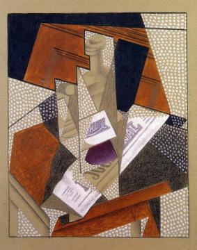 Bottle Artwork by Juan Gris