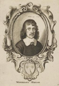 Self Portrait, Aged 40 Artwork by Václav Hollar