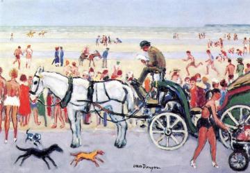 Beach Scene - Deauville Artwork by Kees Van Dongen