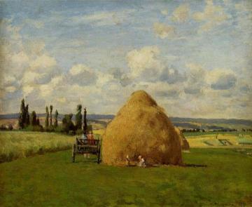 Haystack, Pontoise Artwork by Camille Pissarro