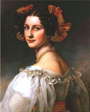 Auguste Strobl Artwork by Joseph Karl Stieler