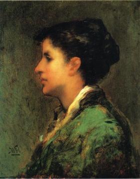 Frau Gernhardt Artwork by Theodore Clement Steele