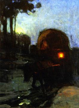 Return At Night From The Market Artwork by Henry Ossawa Tanner