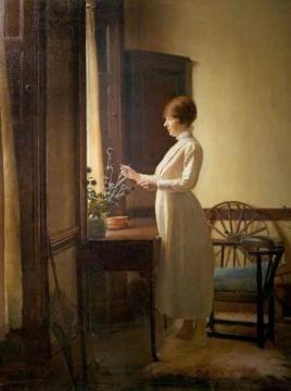 Summer Morning Interior Artwork by Ernest Townsend