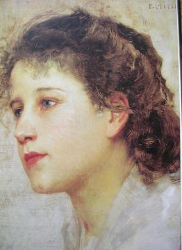 Head Of A Girl Artwork by Eduard Veith