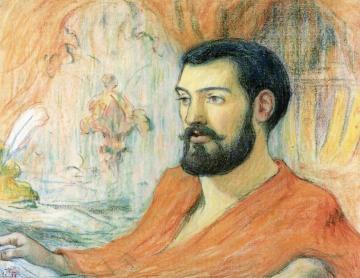 Portrait of Jules Bois Artwork by Claude-Emil Schuffenecker